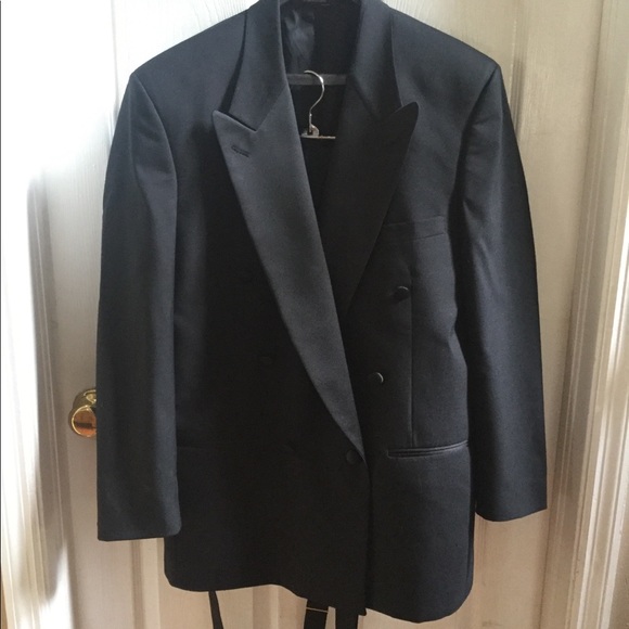 Barneys New York Double Breasted Tuxedo - Picture 3 of 6
